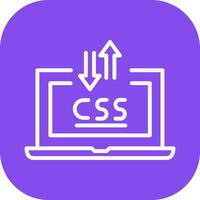 CSS Laptop Vector Icon