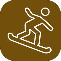 Snowboard Vector Icon