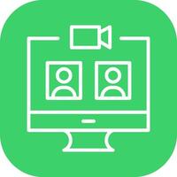 Video Call Vector Icon