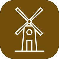 Windmill Vector Icon