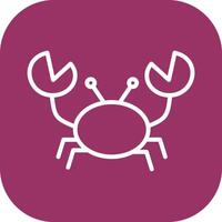 Crab Vector Icon