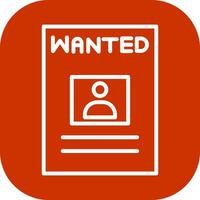 Wanted Poster Vector Icon