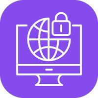 Internet Security Vector Icon