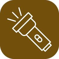 Flashlight Vector Icon