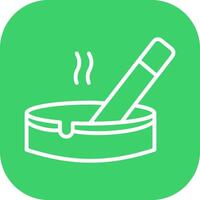 Ashtray Vector Icon