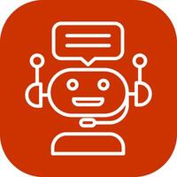 Chat Bot Vector Icon