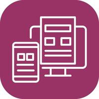 Adaptive Layout Vector Icon