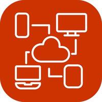 Cloud Computing Vector Icon