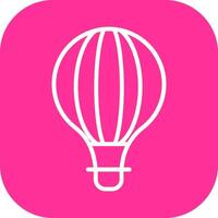 Hot Air Balloon Vector Icon