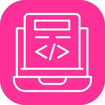 icono de vector de codificación