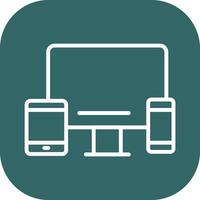 icono de vector sensible