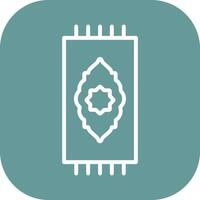 Prayer Rug Vector Icon