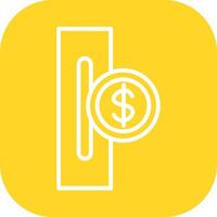 Slot for Coins Vector Icon