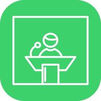 Candidate Banner Vector Icon