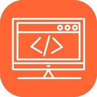 HTML Coding Vector Icon