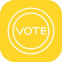 Vote Link Vector Icon