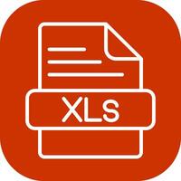 icono de vector xls