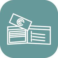 Money in Wallet Vector Icon