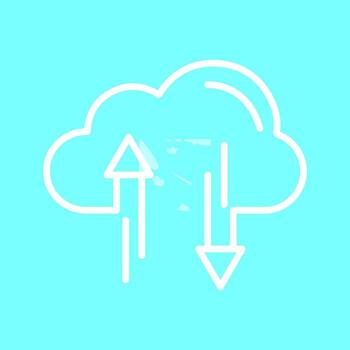 Cloud Storage Vector Icon