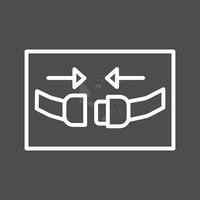 Seat Belt Vector Icon