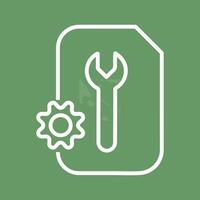 Document Setting Vector Icon
