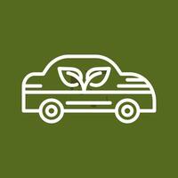 Ecology Car Vector Icon