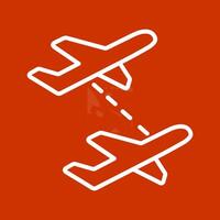 Multiple Flights Vector Icon