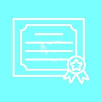 Certificate Vector Icon