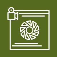 Camera Lens Vector Icon