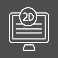 2D Quality Screen Vector Icon