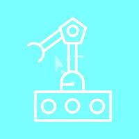 Industrial Arm Vector Icon