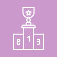 Podium Vector Icon