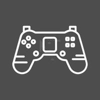 icono de vector de consola de juegos