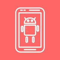 icono de vector de Android