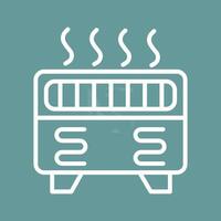 Convection Heater Vector Icon