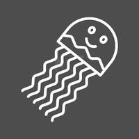 Jellyfish Vector Icon