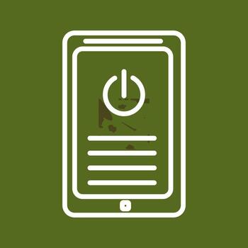 Shutdown Button Vector Icon