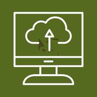 Cloud Backup Vector Icon