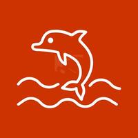 Dolphin Vector Icon