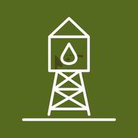 Water Tower Vector Icon