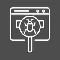 Web Bug Vector Icon