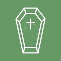 Coffin Vector Icon