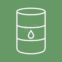 Oil Barrel Vector Icon