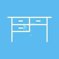 Table with Drawers II Vector Icon