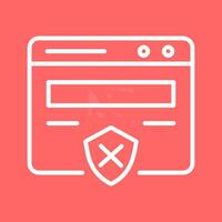 Unprotected Website Vector Icon