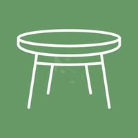 Small Table Vector Icon