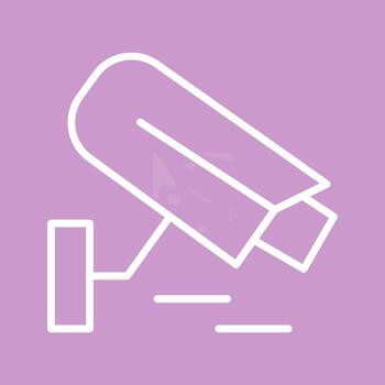 Security Camera Vector Icon