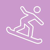 Snowboard Vector Icon