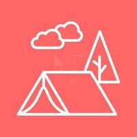 Tent Vector Icon