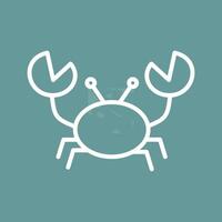 Crab Vector Icon